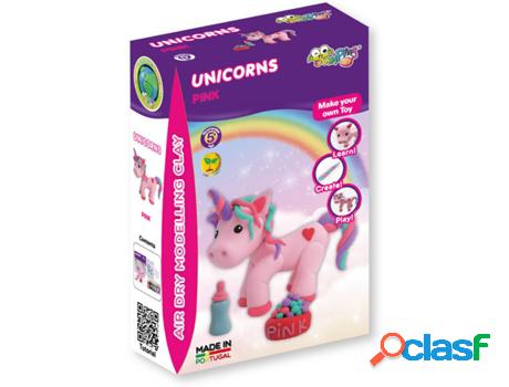 Plastilina JUMPINGCLAY Unicórnio Pink (Edad Minima: 5