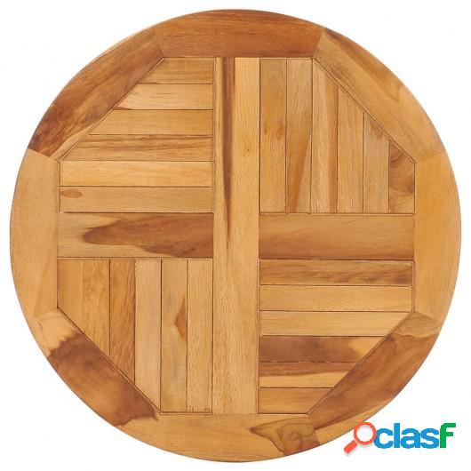 Plato giratorio para mesa de madera maciza de teca