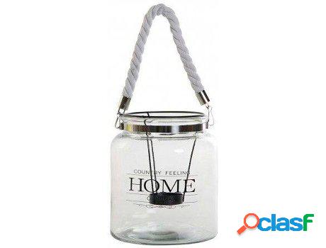 Portavela HOGAR Y MÁS Home Sisal (algodón cristalmetal)