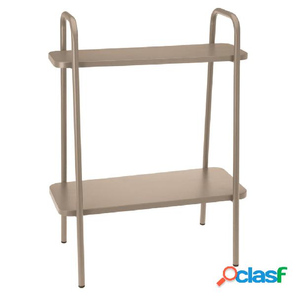 ProGarden Estantería para flores gris taupe mate 50x26x66