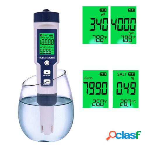 Probador de calidad del agua 5 en 1 Medidor digital