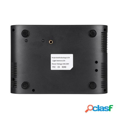 Proyector LED W90 compatible con 1080P compatible con cable