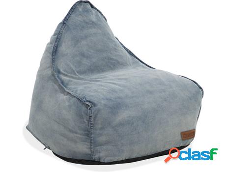Puf Linen Drop (Azul - Poliéster -75x63x73 cm)
