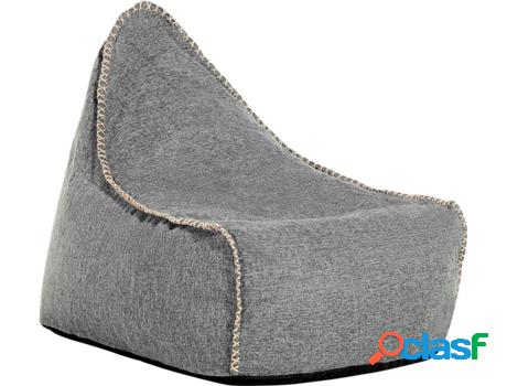 Puf Linen Drop (Gris - Poliéster -75x63x73 cm)