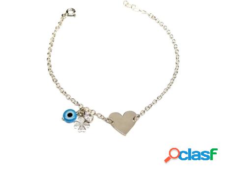 Pulsera HUGODUARTEJÓIAS Corazón (Plata - Plateado - 15 cm)