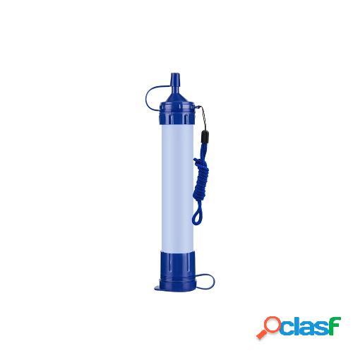 Purificador de agua portátil al aire libre paja senderismo