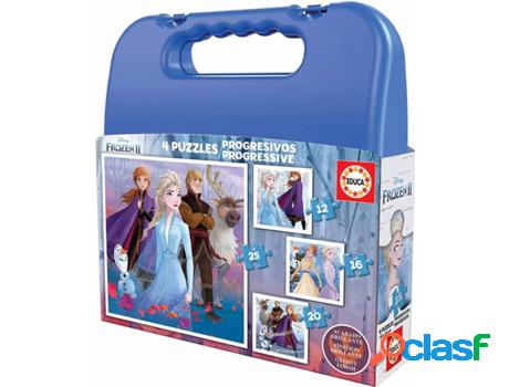 Puzzle Infantil EDUCA Maleta Frozen (+3 años)