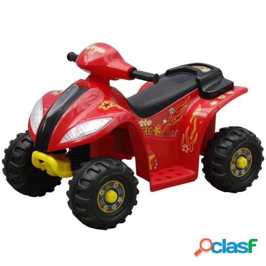 Quad eléctrico para niños, rojo y negro