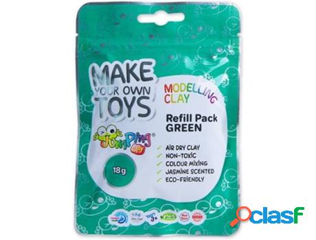 Recarga de Plastilina JUMPINGCLAY Verde (18g)