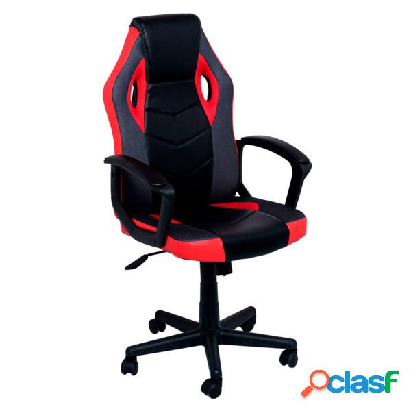 RegalosMiguel - Silla Gunfire - Rojo y Negro