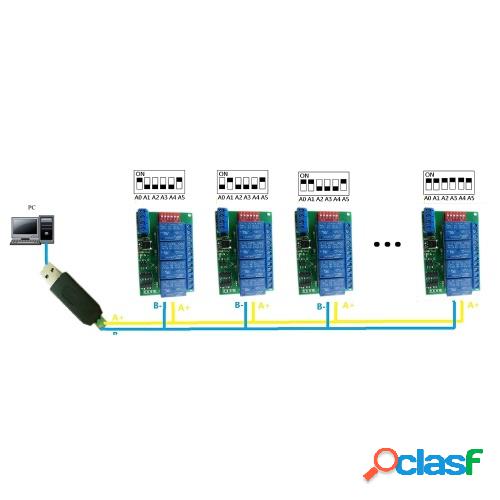 Relé temporizador de automatización DC12V Times Módulo de