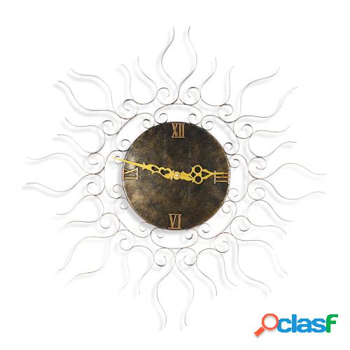 Reloj de pared en forma de sol Reloj colgante Reloj vintage