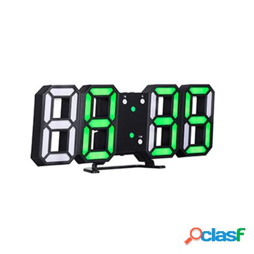 Reloj digital LED 3D Reloj de mesa electrónico Reloj