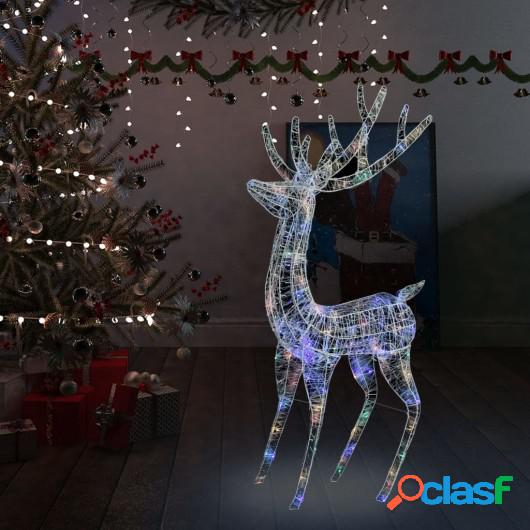 Reno de Navidad 250 LED XXL acrílico colorido 180 cm