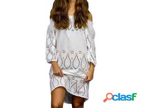 Ropa HOGAR Y MÁS Vestido Con Cuello De Barca Algodón Talla
