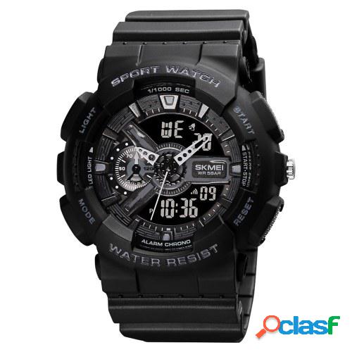 SKMEI Reloj electrónico digital de cuarzo para hombre Modo