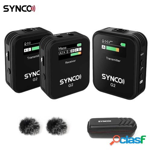 SYNCO G2 (A2) 1-Trigger-2 2.4G Sistema de micrófono