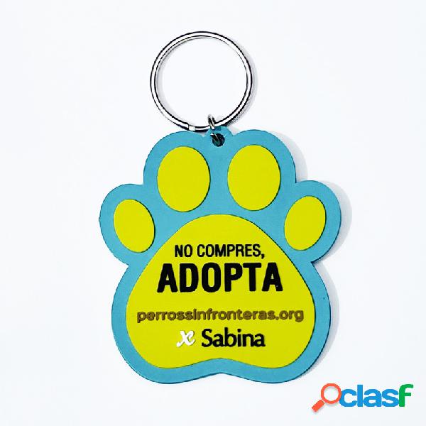 Sabina Accesorios Llavero Solidario Perros Sin Fronteras