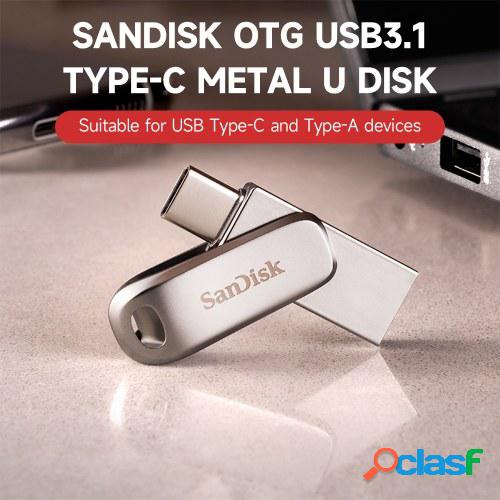 SanDisk SDDDC4 32GB OTG USB3.1 Tipo-C Metal U Disco