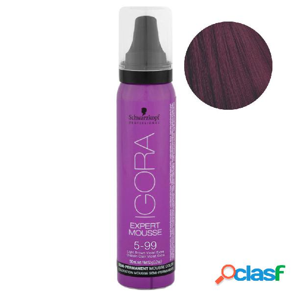 Schwarzkopf - Igora Expert Mousse 5-99 Castaño Claro