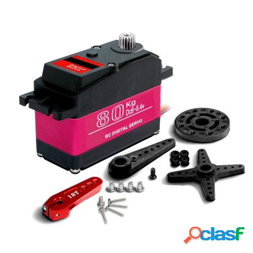 Servo Digital 80kg engranaje de Metal 180 grados de alto par