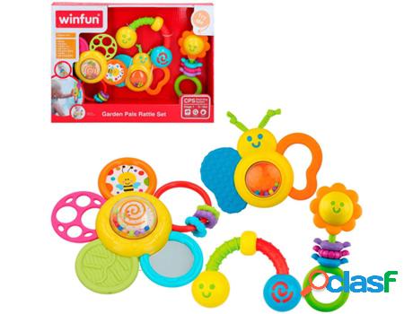 Set 4 Sonajeros WINFUN (16x4,5x16 cm)