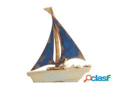 Signes Grimalt - Barco velero Azul de Madera | Modelismo de