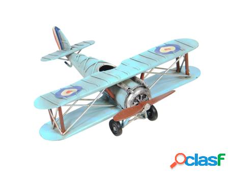 Signes Grimalt - Figura avión militar Azul de Hojalata Y