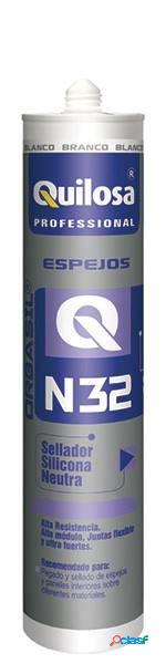 Silicona Neutra Espejos 300 Ml Blanco Orbasil N-32 Quilosa