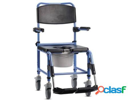 Silla ORTOPRIME de Ruedas WC y Ducha con Reposapiés