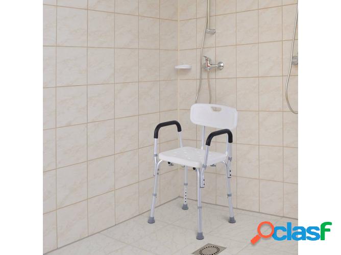 Silla de Baño HOMCOM Ajustable