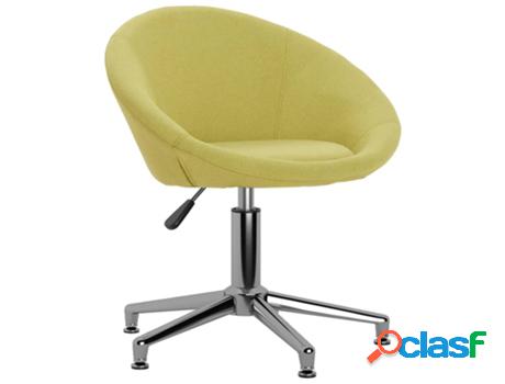 Silla de Oficina VIDAXL Giratoria Verde (Tela - 66.5 x 58.5