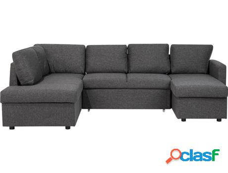 Sofá Karrabo con Almacenamiento (Gris - Poliéster