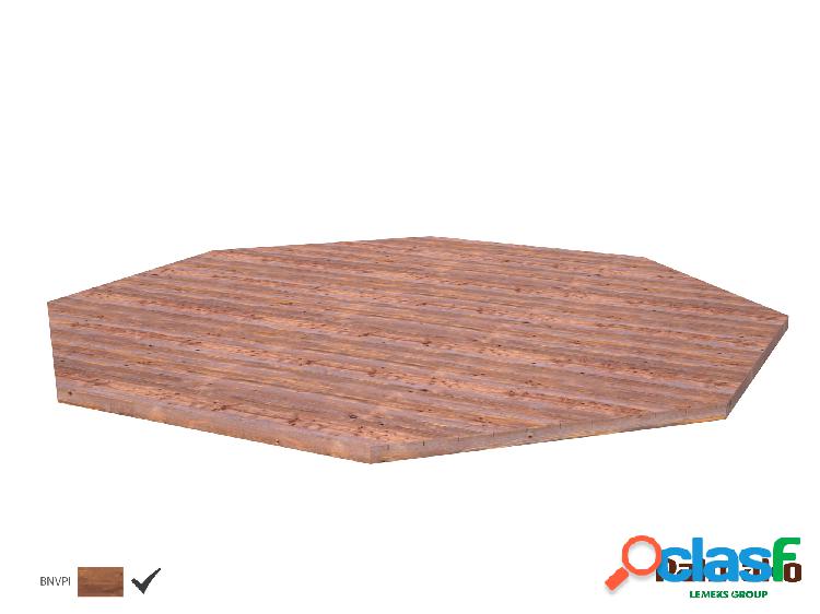 Suelo para pabellón de madera Palmako Betty 18m2