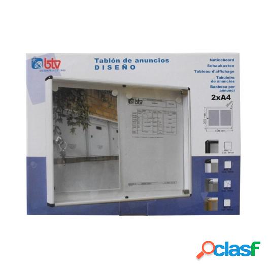 Tablon Anuncios 46X35Cm Btv Aluminio Nat Nº 12 00132