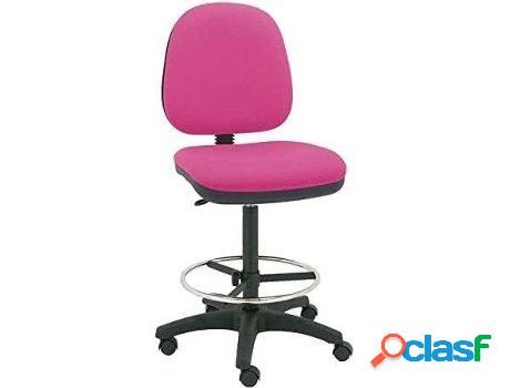 Taburete de Oficina LA SILLA DE CLAUDIA Milano Rosa Fucsia