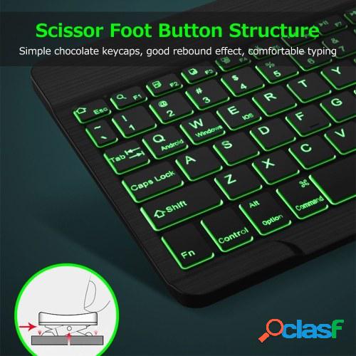 Teclado BT inalámbrico de 10 pulgadas Teclado BT recargable