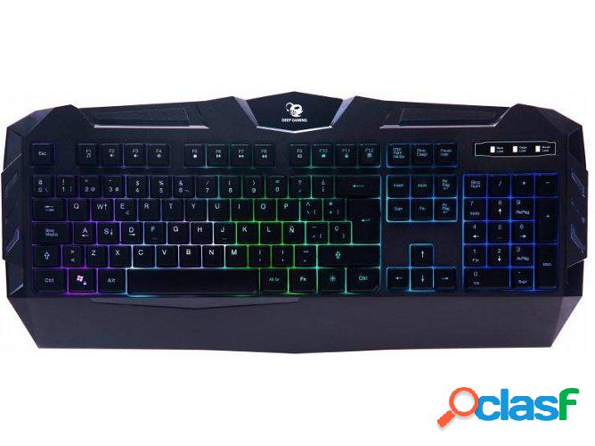 Teclado Gaming COOLBOX DeepGaming ColorKey (Membrana -