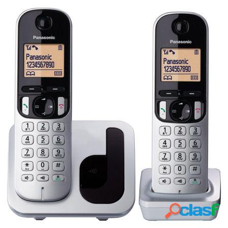 Telefono inalambrico panasonic kx-tgc212pl/ pack duo/ plata