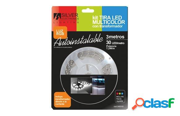 Tira de Led de 3 metros RGB 7,2W