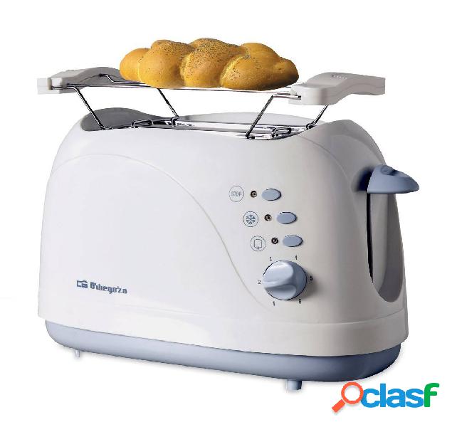 Tostador Cocina 2 Rebanadas 750W Orbegozo