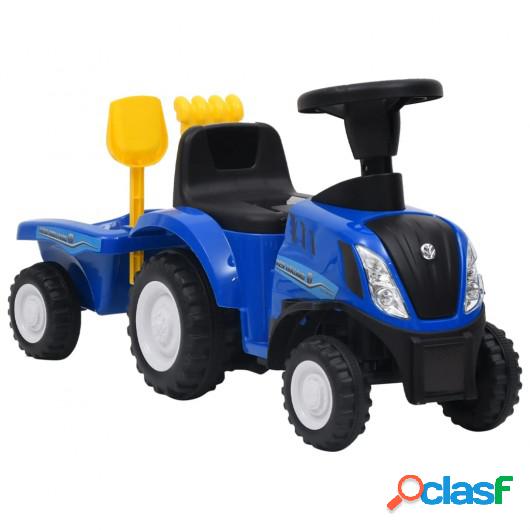 Tractor para niños New Holland azul
