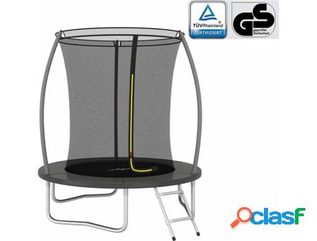 Trampolín VIDAXL Redondo Negro (183x52 cm)