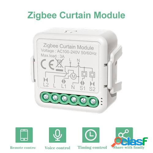 Tuya ZigBee Módulo de interruptor de cortina inteligente