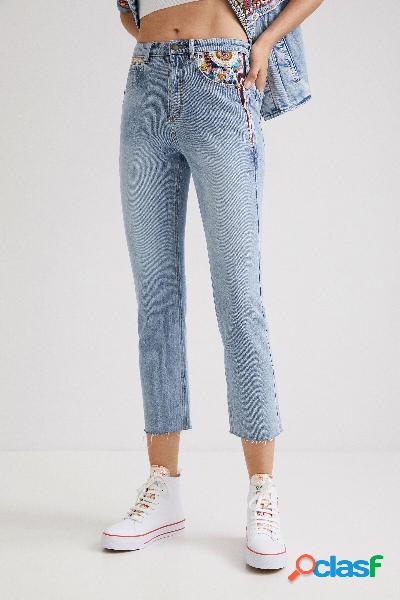 Vaquero Straight cropped cenefas