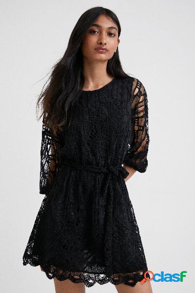 Vestido estilo crochet Johnson Hartig