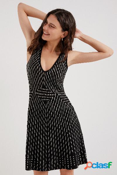 Vestido punto skater