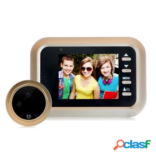 Visor de puerta digital Mirilla Cámara de puerta Timbre