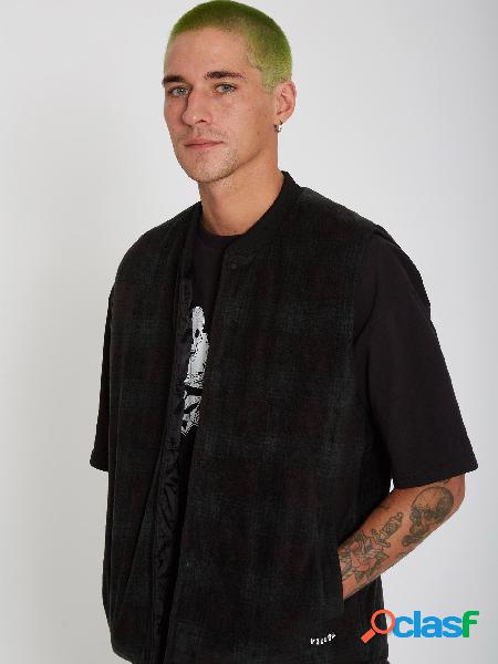 Volcom Chaleco Bowered (Reversible) - BLACK