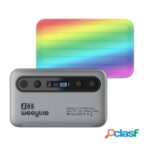 Weeylite S05 Pocket RGB Video Light LED Fill Light 26